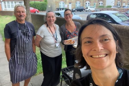 Chaplaincy BBQ at Eastbourne Foyer