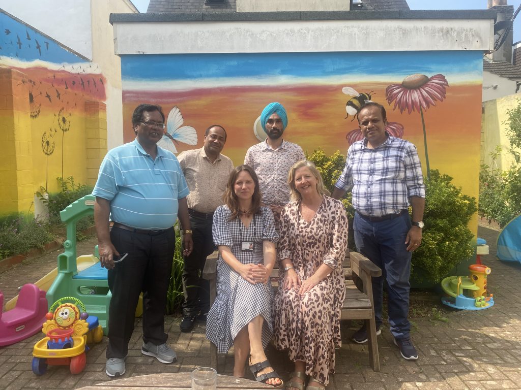 YMCA India visiting our Young Families Project