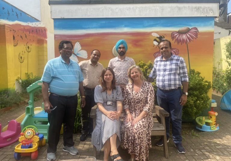 YMCA India visiting our Young Families Project